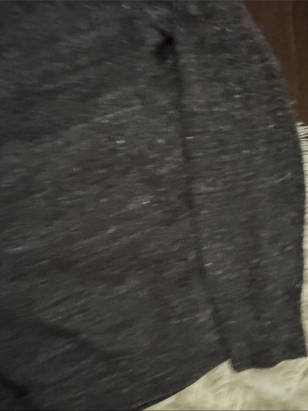 Banana Republic Charcoal Knit Hooded Pullover